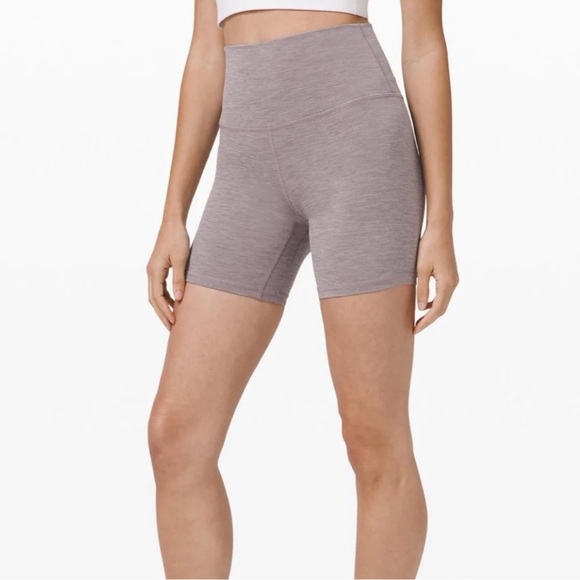 Lululemon Align Biker Shorts 10” Heathered Lunar Rock - Picture 1 of 8